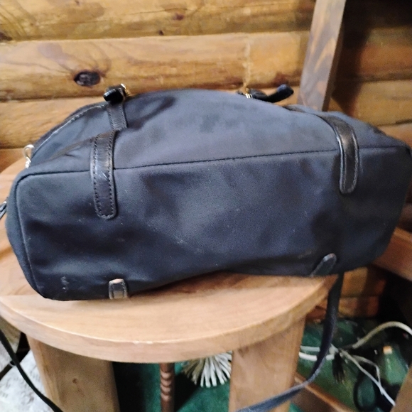 Kate Spade Reversible Striped Cross Body Leather Trim Hand Shoulder Bag reg $399 - Picture 5 of 12